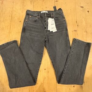 Zara Gray Denim Jeans